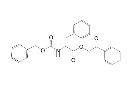 phenylalanine, N-[(phenylmethoxy)carbonyl]-, 2-oxo-2-phenylethyl ester