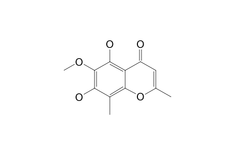 5,7-Dihydroxy-6-methoxy-2,8-dimethylchromone
