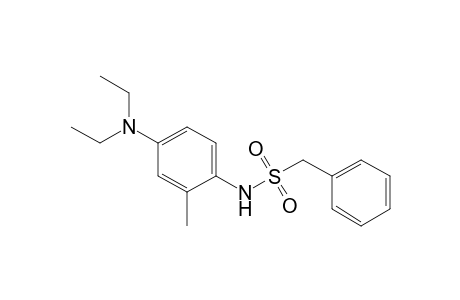 Benzenemethanesulfonamide, N-[4-(diethylamino)-2-methylphenyl]-