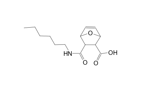 3-[(hexylamino)carbonyl]-7-oxabicyclo[2.2.1]hept-5-ene-2-carboxylic acid