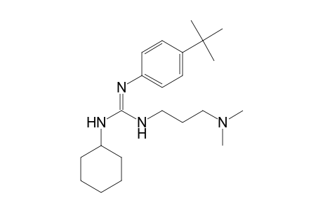 Guanidine, N-cyclohexyl-N'-[3-(dimethylamino)propyl]-N''-[4-(1,1-dimethylethyl)phenyl]-