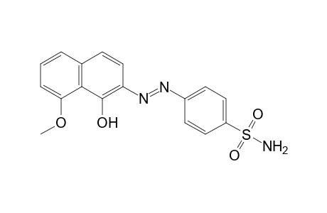 Benzenesulfonamide, 4-[2-(1-hydroxy-8-methoxy-2-naphthalenyl)diazenyl]-