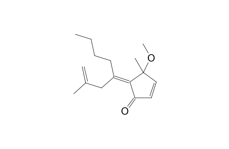 5(Z)-(1-(2-Methylallyl)pentylidene)-4-methoxy-4-methyl-2-cyclopenten-1-one
