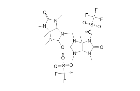 BIS-(7-OXO-2,4,5,6,8-PENTAMETHYL-2,4,6,8-TETRAAZABICYCLO-[3.3.0]-OCTANE-3-YLIUM)-ETHER-BIS-(TRIFLUOROMETHANESULFONATE)