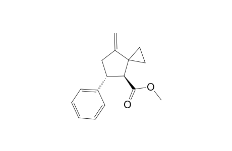 (4S,5R)-7-methylene-5-phenyl-4-spiro[2.4]heptanecarboxylic acid methyl ester