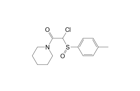 N-[2-Chloro-2-(p-tolylsulfinyl)ethanoyl]piperidine