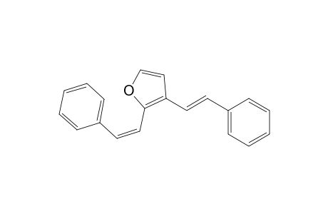 cis,trans-2-(2-Phenylethenyl)-3-(2-phenylethenyl)furan