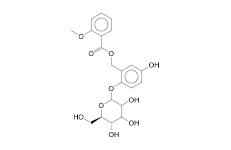 1-(2-METHOXYBENZOYLOXY)METHYL-5-HYDROXYPHENYL-B-D-GLUCOPYRANOSIDE (HOMALOSIDE B)
