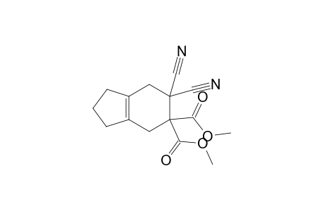 Dimethyl 6,6-dicyano-2,3,6,7-tetrahydro-1H-indene-5,5(4H)-dicarboxylate