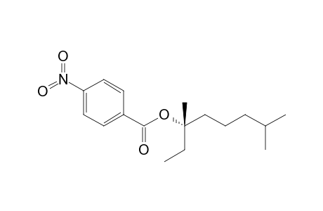 (S)-3,7-Dimethyl-3-octyl p-nitrobenzoate