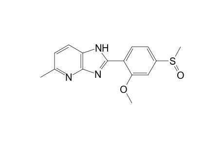 (+/-)-2-[2-Methoxy-4-(methylsulfinyl)phenyl]-5-methylimidazo-1H-[4,5-b]pyridine