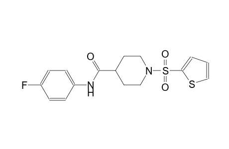 N-(4-fluorophenyl)-1-(2-thienylsulfonyl)-4-piperidinecarboxamide