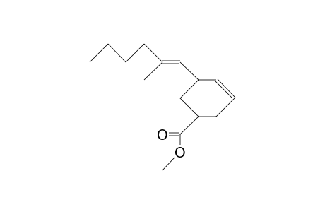 trans-5-[(E)-2-Methyl-1-hexenyl]-3-cyclohexene-1-carboxylic acid, methyl ester