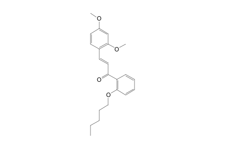 2,4-Dimethoxy-2'(N-pentyl)oxychalcone (isomer 2)