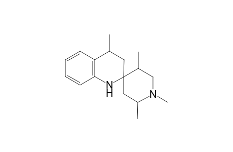 Quinoline, 1,2,3,4-tetrahydro-4-methyl-2,4'-spiro(1,2,5-trimethylpiperidine)-