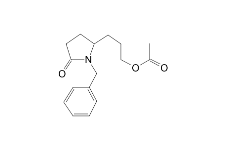 .alpha.-Pyrrolidone, N-benzyl-5-[3-acetoxypropyl]-