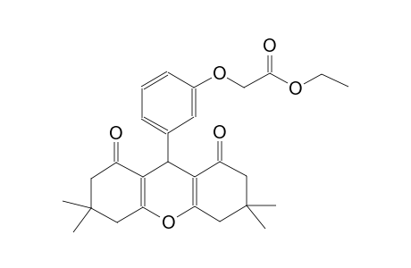 acetic acid, [3-(2,3,4,5,6,7,8,9-octahydro-3,3,6,6-tetramethyl-1,8-dioxo-1H-xanthen-9-yl)phenoxy]-, ethyl ester