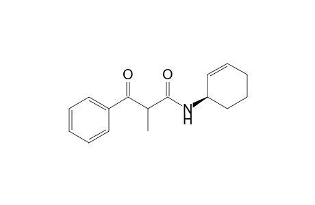 N-(R)-Cyclohex-2-enyl-2-methyl-3-oxo-3-phenyl-propionamide