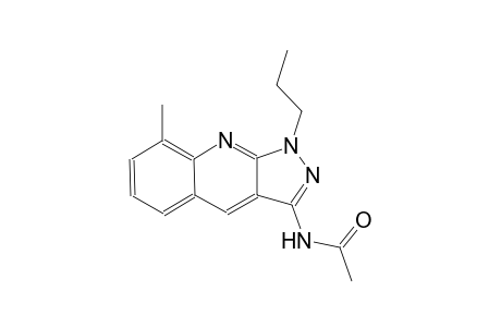 N-(8-methyl-1-propyl-1H-pyrazolo[3,4-b]quinolin-3-yl)acetamide