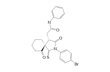 (4RS,5SR)-2-(4-BROMOPHENYL)-3,6-DIOXO-N-PHENYL-1-THIOXO-2-AZASPIRO-[4.5]-DECANE-4-ACETAMIDE