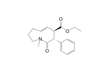 (E)-(3R,4R)-1-Methyl-2-oxo-3-phenyl-2,3,4,7,8,9-hexahydro-1H-azonine-4-carboxylic acid ethyl ester