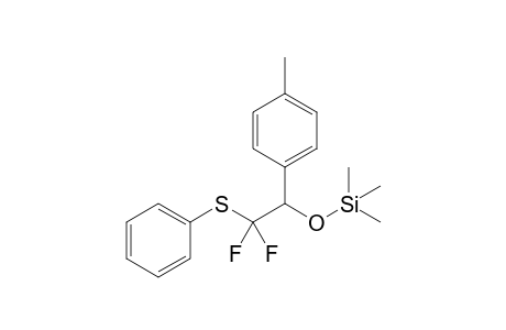 2,2-Difluoro-1-(4-methylphenyl)-2-phenylsulfanyl-1-trimethylsilyloxyethane