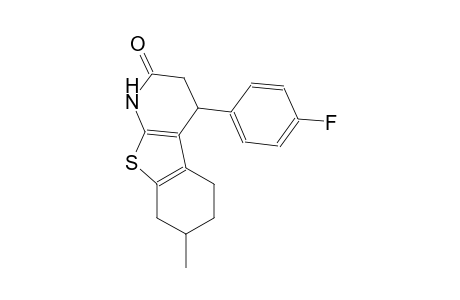 benzo[4,5]thieno[2,3-b]pyridin-2(1H)-one, 4-(4-fluorophenyl)-3,4,5,6,7,8-hexahydro-7-methyl-