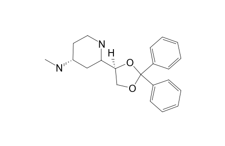 (+/-)-(2RS,4SR)-2-[(4SR)-2,2-DIPHENYL-1,3-DIOXOLAN-4-YL]-N-METHYLPIPERIDIN-4-AMINE