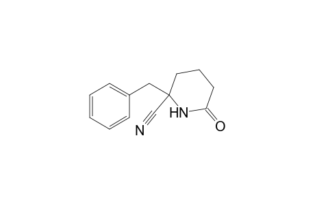 2-Benzyl-6-keto-pipecolinonitrile