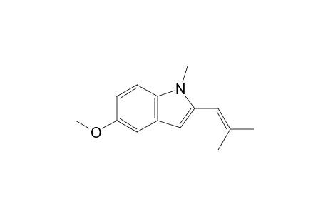 5-Methoxy-1-methyl-2-(2-methyl-1-propenyl)-1H-indole