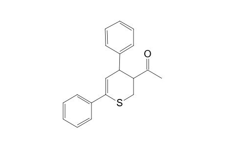 1-(4,6-diphenyl-3,4-dihydro-2H-thiopyran-3-yl)ethanone