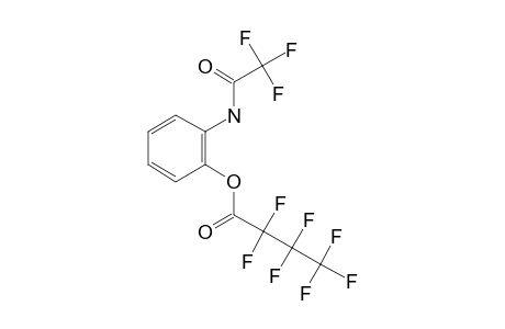 2-Aminophenol, N-trifluoroacetyl-, heptafluorobutyrate