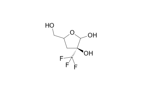 (+-)-3-Deoxy-2-C-trifluoromethylarabinose