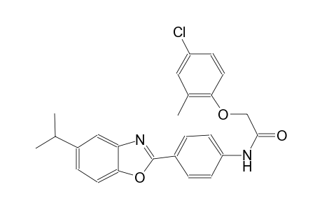 acetamide, 2-(4-chloro-2-methylphenoxy)-N-[4-[5-(1-methylethyl)-2-benzoxazolyl]phenyl]-