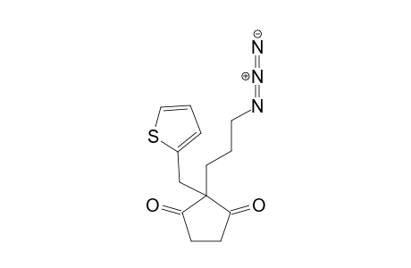 2-(3-azidopropyl)-2-(thiophen-2-ylmethyl)cyclopentane-1,3-dione