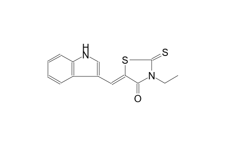 4-thiazolidinone, 3-ethyl-5-(1H-indol-3-ylmethylene)-2-thioxo-, (5Z)-