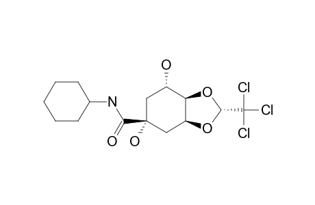 (1S,3R,4S,5R)-N-CYCLOHEXYL-4,5-O-(2,2,2-TRICHLOROETHYLIDENE)-1,3,4,5-TETRAHYDROXY-CYCLOHEXANE-1-CARBOXAMIDE