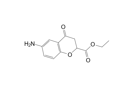 2-Chromancarboxylic acid, 6-amino-4-oxo-, ethyl ester