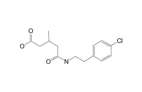 5-{[2-(4-Chlorophenyl)ethyl]amino}-3-methyl-5-oxopentanoic acid