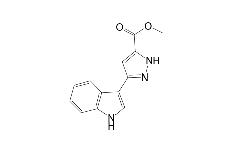 1H-Pyrazole-5-carboxylic acid, 3-(1H-indol-3-yl)-, methyl ester
