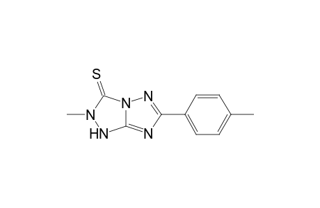 3H-1,2,4-Triazolo[4,3-b][1,2,4]triazole-3-thione, 1,2-dihydro-2-methyl-6-(4-methylphenyl)-
