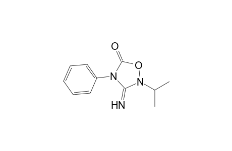 3-Azanylidene-4-phenyl-2-propan-2-yl-1,2,4-oxadiazolidin-5-one