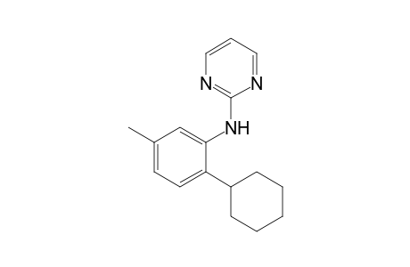 N-(2-Cyclohexyl-5-methylphenyl)pyrimidin-2-amine