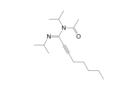 N-isopropyl-N-(1-(isopropylimino)oct-2-ynyl)acetamide