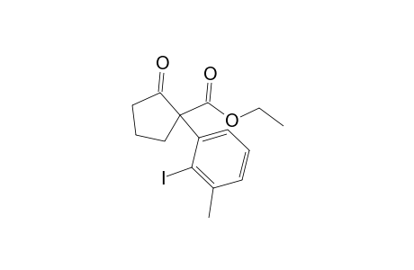 Ethyl 1-(2-iodo-3-methylphenyl)-2-oxocyclopentane-1-carboxylate