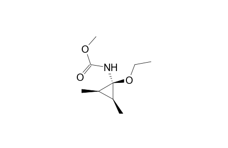 Carbamic acid, (1-ethoxy-2,3-dimethylcyclopropyl)-, methyl ester, (1.alpha.,2.beta.,3.beta.)-