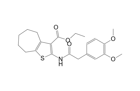 ethyl 2-{[(3,4-dimethoxyphenyl)acetyl]amino}-5,6,7,8-tetrahydro-4H-cyclohepta[b]thiophene-3-carboxylate