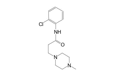 1-piperazinepropanamide, N-(2-chlorophenyl)-4-methyl-