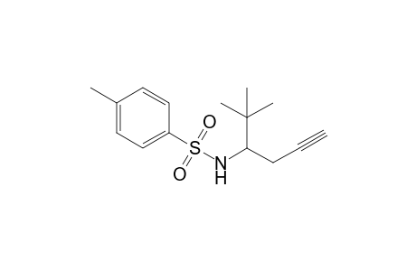5,5-Dimethyl-4-N-(p-toluenesulfonyl)amino-1-hexyne