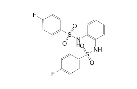 4-fluoro-N-(2-{[(4-fluorophenyl)sulfonyl]amino}phenyl)benzenesulfonamide
